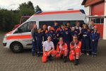 Druckverbände und das Auffinden einer bewusstlosen Person geübt
