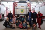 Kindergartengruppe Regenbogen besuchte die Feuerwehr Sickte